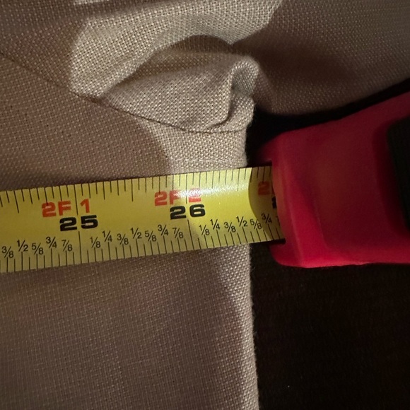 Dockers Tan Button Down Long Sleeve Collared. Pleated Back locker loop Sz XL - Picture 12 of 14